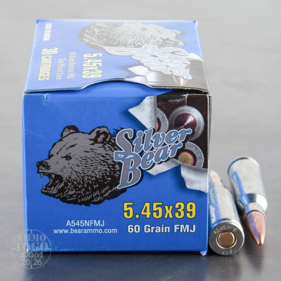 750rds - 5.45x39 Silver Bear 60gr. FMJ Ammo