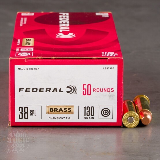 1000rds – 38 Special Federal Champion 130gr. FMJ Ammo