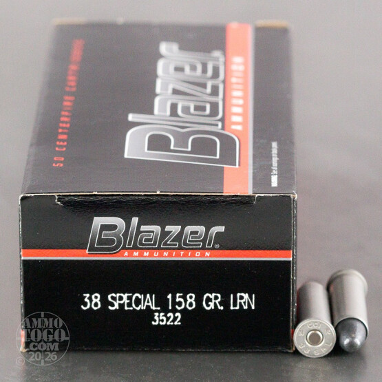 1000rds - 38 Special Blazer 158gr. LRN Ammo