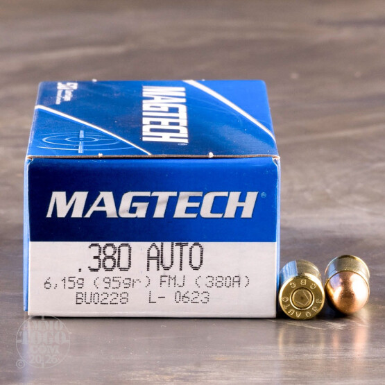 1000rds - 380 Auto MAGTECH 95gr. FMJ Ammo