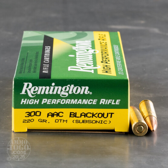 200rds - .300 AAC BLACKOUT Remington 220gr. OTM Subsonic Ammo