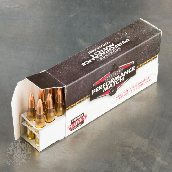 20rds - .308 Corbon Performance Match 185gr. Sub-Sonic Ammo