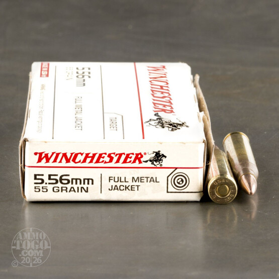 500rds – 5.56x45 Winchester 55gr. FMJ M193 Ammo