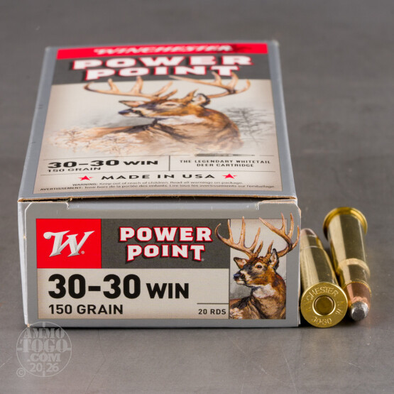 20rds - 30-30 Winchester Super-X 150gr. Power Point Ammo
