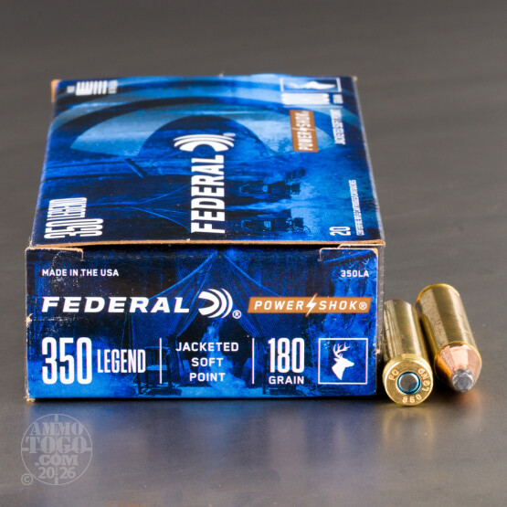 200rds – 350 Legend Federal Power-Shok 180gr. SP Ammo