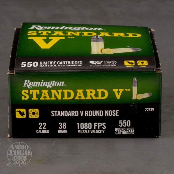 6600rds – 22 LR Remington Standard V 38gr. LRN Ammo