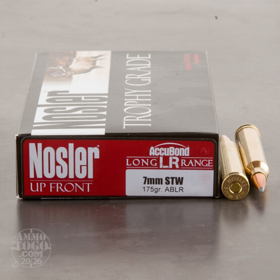  20rds – 7mm STW Nosler Trophy Grade 175gr. AccuBond LR Ammo