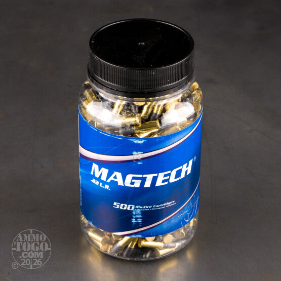500rds – 22 LR Magtech 40gr. LRN Ammo