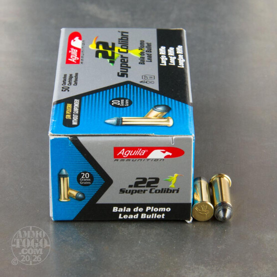 50rds - 22LR Aguila Super Colibri (Quiet) Ammo