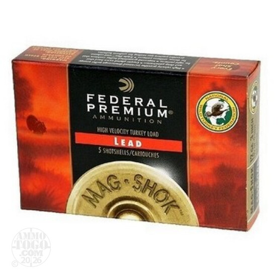 10rds - 10 Gauge Federal Premium Mag-Shok HV 3 1/2" #4 Turkey Load