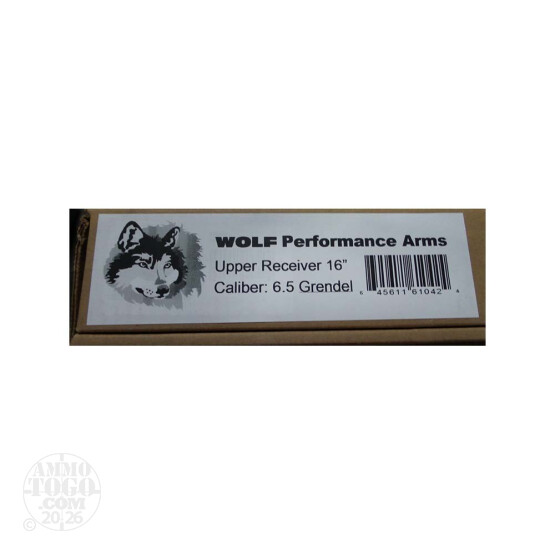 6.5mm Grendel - 16" Barrel - AR-15 Complete Upper Receiver - Wolf Performance Arms 