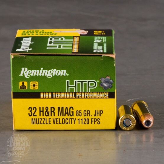 20rds – 32 H&R Magnum Remington HTP 85gr. JHP Ammo