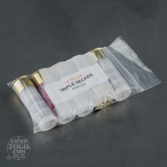 10rds - 12 Gauge Triple Decker Buckshot Ammo