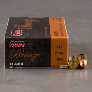 1000rds - 32 ACP PMC 71gr. FMJ Ammo