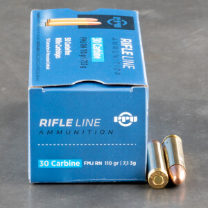 50rds - 30 Carbine Prvi Partizan 110gr. FMJ Ammo