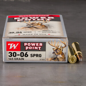 20rds - 30-06 Winchester 165gr. Super-X Pointed Soft Point Ammo