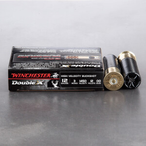 250rds – 12 Gauge Winchester Double X 3" 12-Pellet 00 Buckshot Ammo