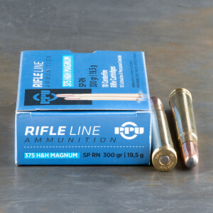 10rds – 375 H&H Mag Prvi Partizan  300gr. SPRN Ammo