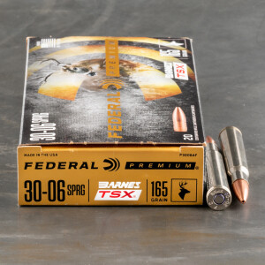 20rds – 30-06 Federal 165gr. TSX Ammo