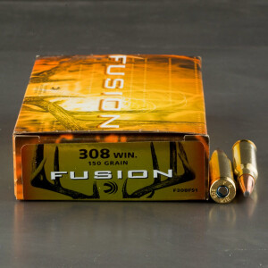 20rds – 308 Win Federal Fusion 150gr. SP Ammo