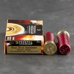 5rds - 12 Gauge Federal Tactical LE with FliteControl Wad 2 3/4" 00 Buckshot Ammo 5rds - 12 Gauge Federal Tactical LE with FliteControl Wad 2 3/4" 00 Buckshot Ammo