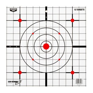 1 - Birchwood Casey Eze-Scorer 12" Sight-in Paper Target 13 Pack