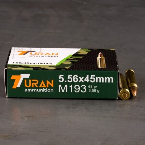 750rds – 5.56x45 Turan 55gr. FMJ Ammo