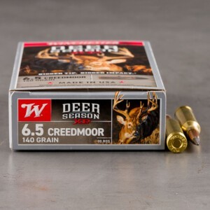 20rds – 6.5 Creedmoor Winchester Deer Season XP 140gr. Extreme Point Ammo