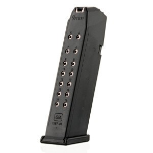 5 - Glock G17/19/26/34/45/47 17rd Black Magazines