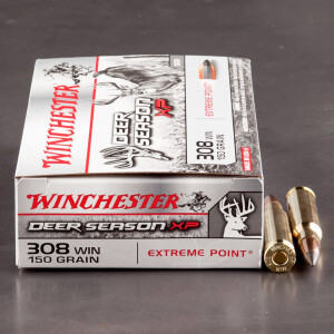 20rds – 308 Win Winchester Deer Season XP 150gr. Extreme Point Ammo