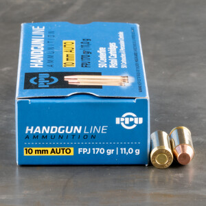 500rds – 10mm Prvi Partizan 170gr. FPJ Ammo