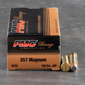 50rds – 357 Magnum PMC 158gr. JSP Ammo