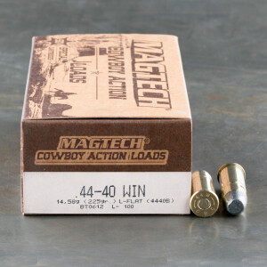 50rds – 44-40 Magtech Cowboy Action Loads 225gr. LFN Ammo