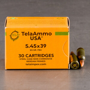 750rds – 5.45x39 Tela Impex 65gr. FMJ Ammo