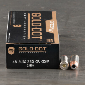 1000rds - 45 ACP Speer LE Gold Dot 230gr. HP Ammo