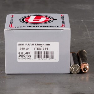 20rds – 460 S&W Magnum Underwood 240gr. XTP Ammo