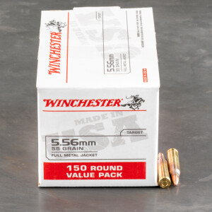 600rds – 5.56x45 Winchester USA 55gr. FMJ Ammo