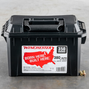 350rds – 380 Auto Winchester 95gr. FMJ Ammo in Field Box