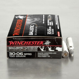 20rds - 30-06 Winchester 150gr. Supreme Ballistic Silvertip Ammo