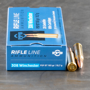 200rds – 308 Win Prvi Partizan 165gr. PSP BT Ammo