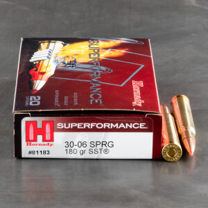 20rds - 30-06 Hornady Superformance 180gr. SST Ammo