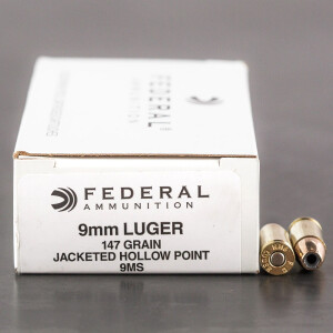 1000rds – 9mm Federal LE Hi-Shok 147gr. JHP Ammo