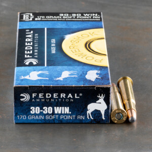 200rds - 30-30 Federal Power-Shok 170gr. SP Ammo