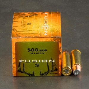 20rds - 500 S&W Federal Fusion 325gr. SP Ammo