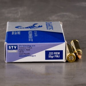 20rds – 223 Rem Scorpio 55gr. FMJ Ammo