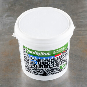 1400rds - 22LR Remington 36gr. Golden Bullet HP Bucket O' Bullets Ammo