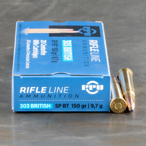 20rds - .303 British Prvi Partizan 150gr. SP Ammo