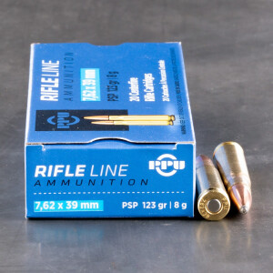 1000rds – 7.62x39 Prvi Partizan 123gr. PSP Ammo