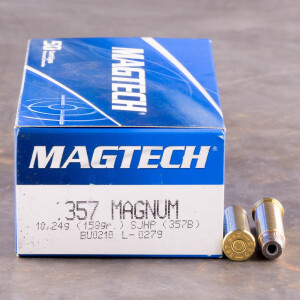 1000rds - 357 Mag Magtech 158gr. SJHP Ammo