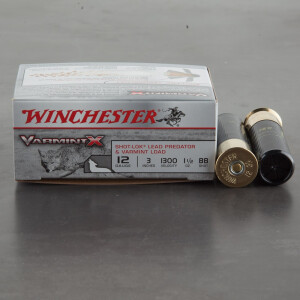 100rds - 12 Gauge Winchester Varmint-X 3" 1 1/2 Ounce BB Shot Ammo